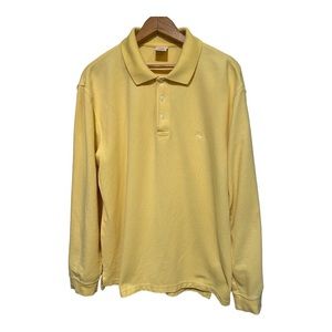 Brooks Brothers, Polo Shirt, Men's Size L, Long Sleeve, Pullover, 100% Cotton